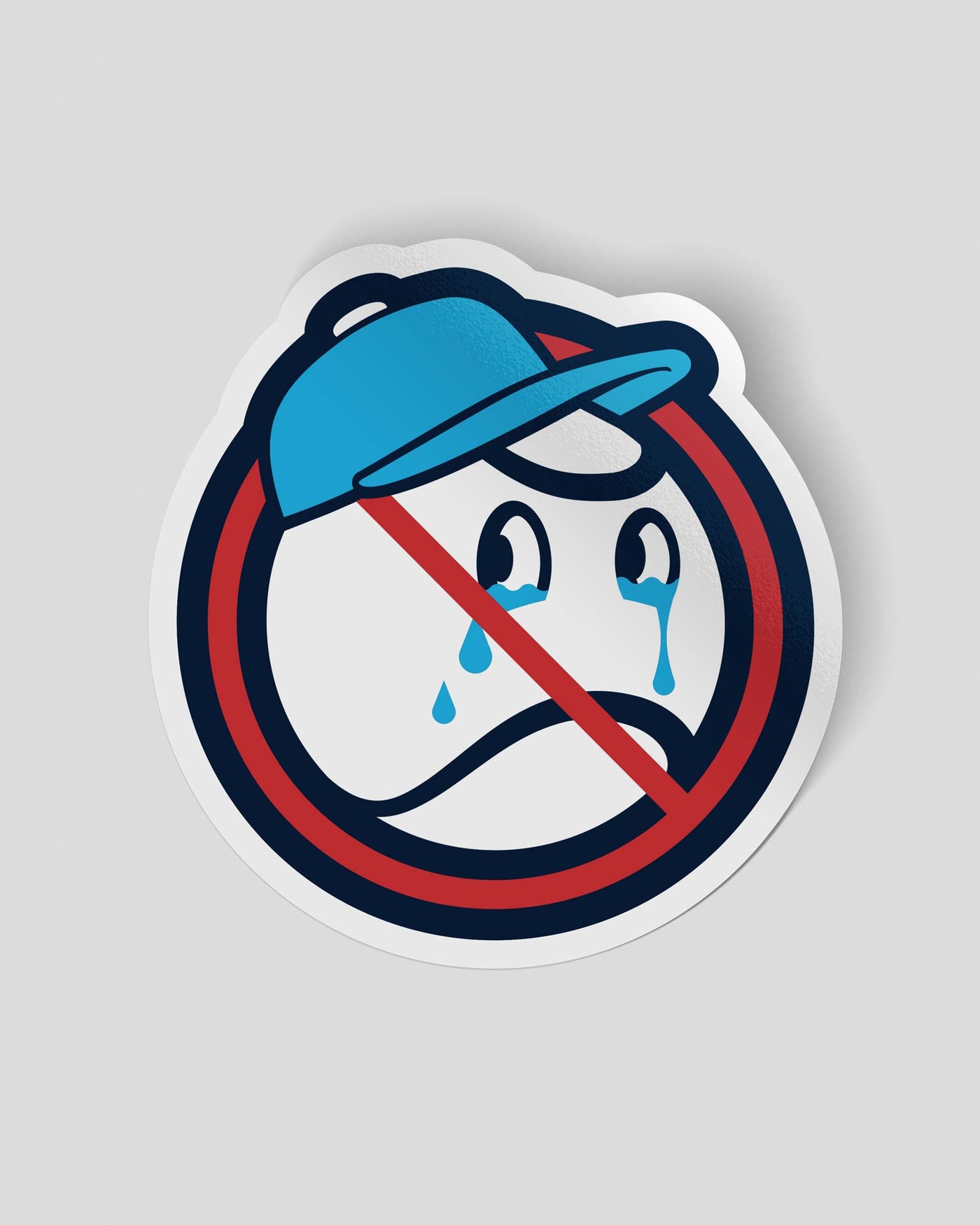 No Crying Sticker