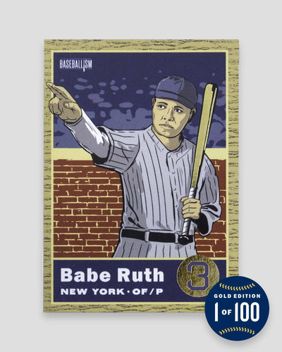 Babe Ruth Collectible Card - Baseballism Online