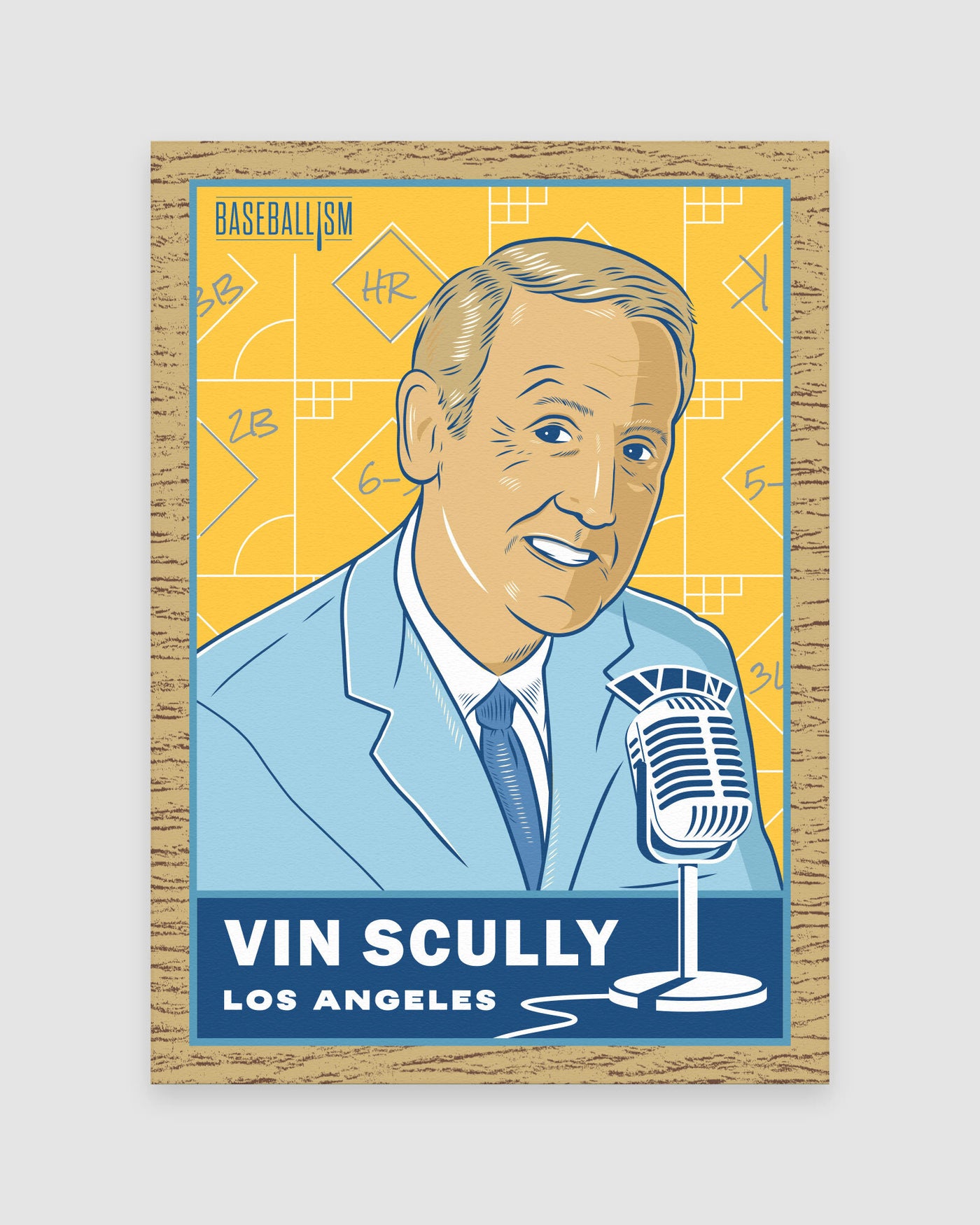 Vin Scully Collectible Card - Baseballism Online