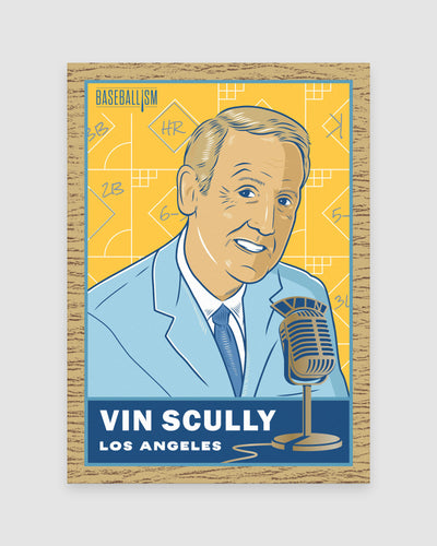 Vin Scully Collectible Card - Baseballism Online