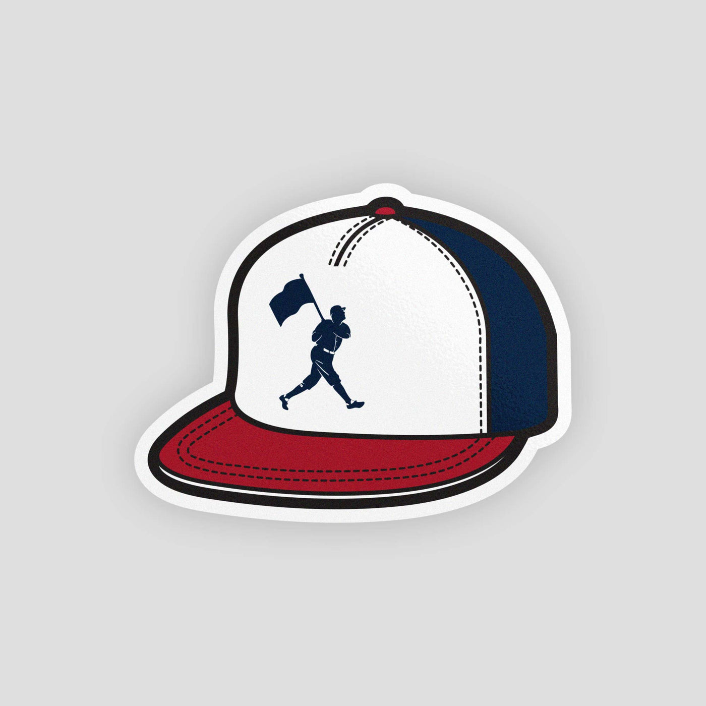 Pin of the Month - August 2023 - Flag Man Heritage Cap - Baseballism Online