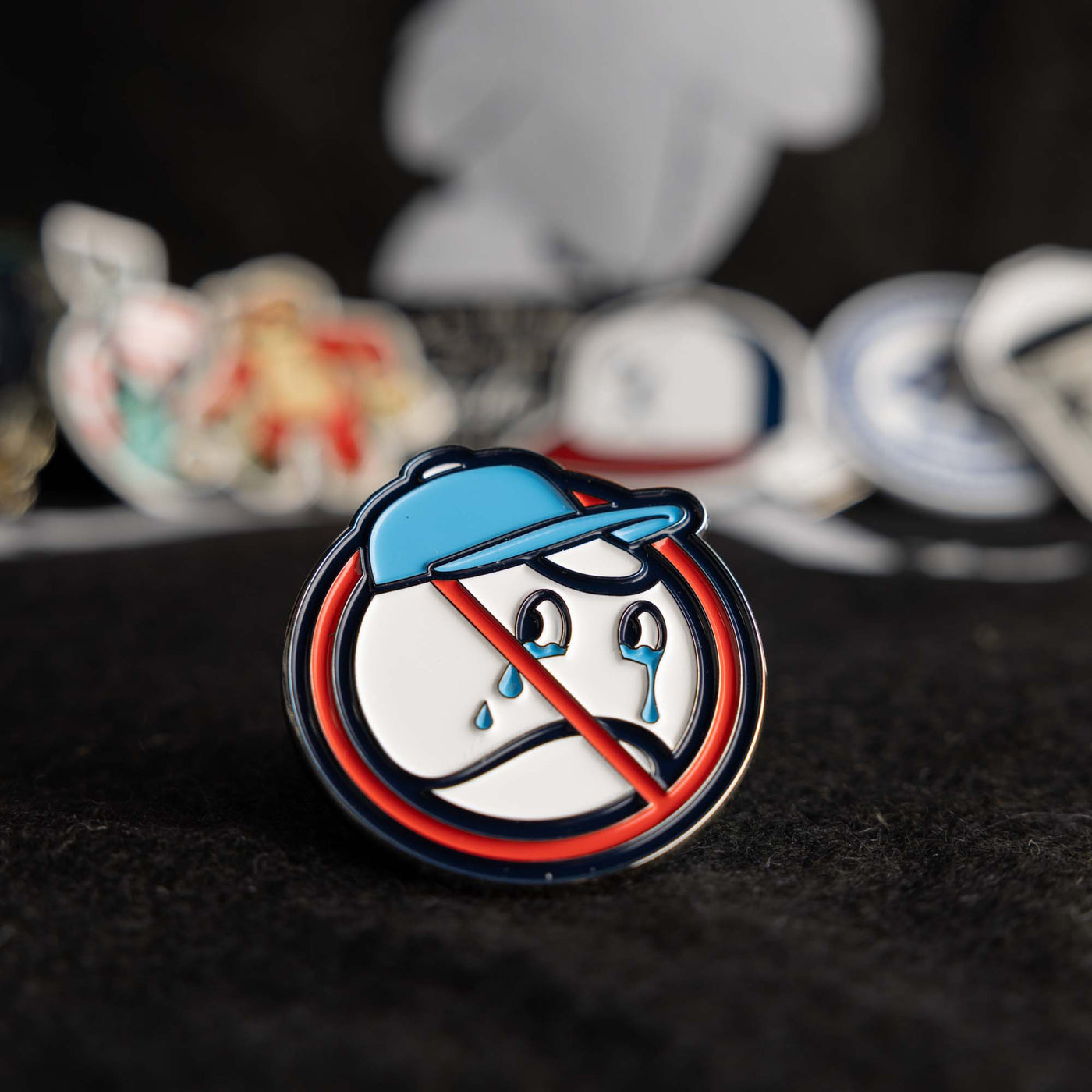 Pin of the Month - May 2024 - No Crying - Baseballism Online