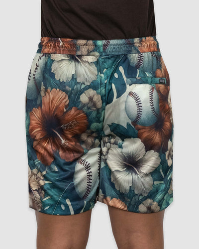 Aloha Ball Diamond Air Mesh Shorts - Baseballism Online