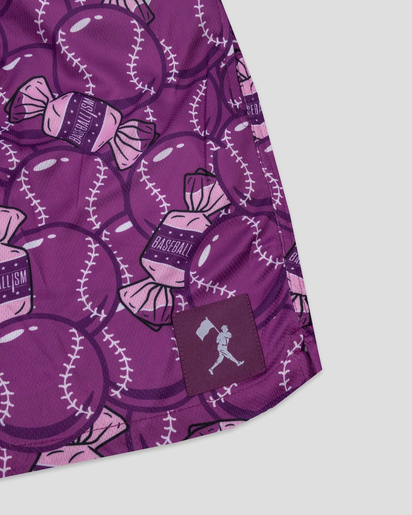 Doubles and Bubbles Diamond Air Mesh Shorts - Gottem' Grape - Baseballism Online