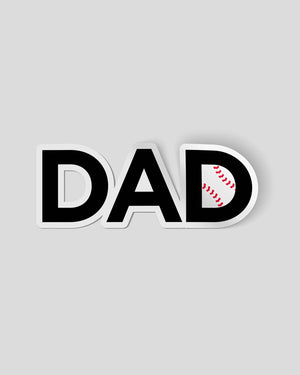 Baseball Dad Sticker - Baseballism Online