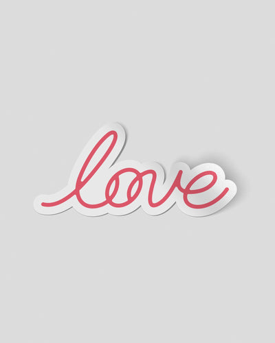 Love Baseball Sticker - Baseballism Online