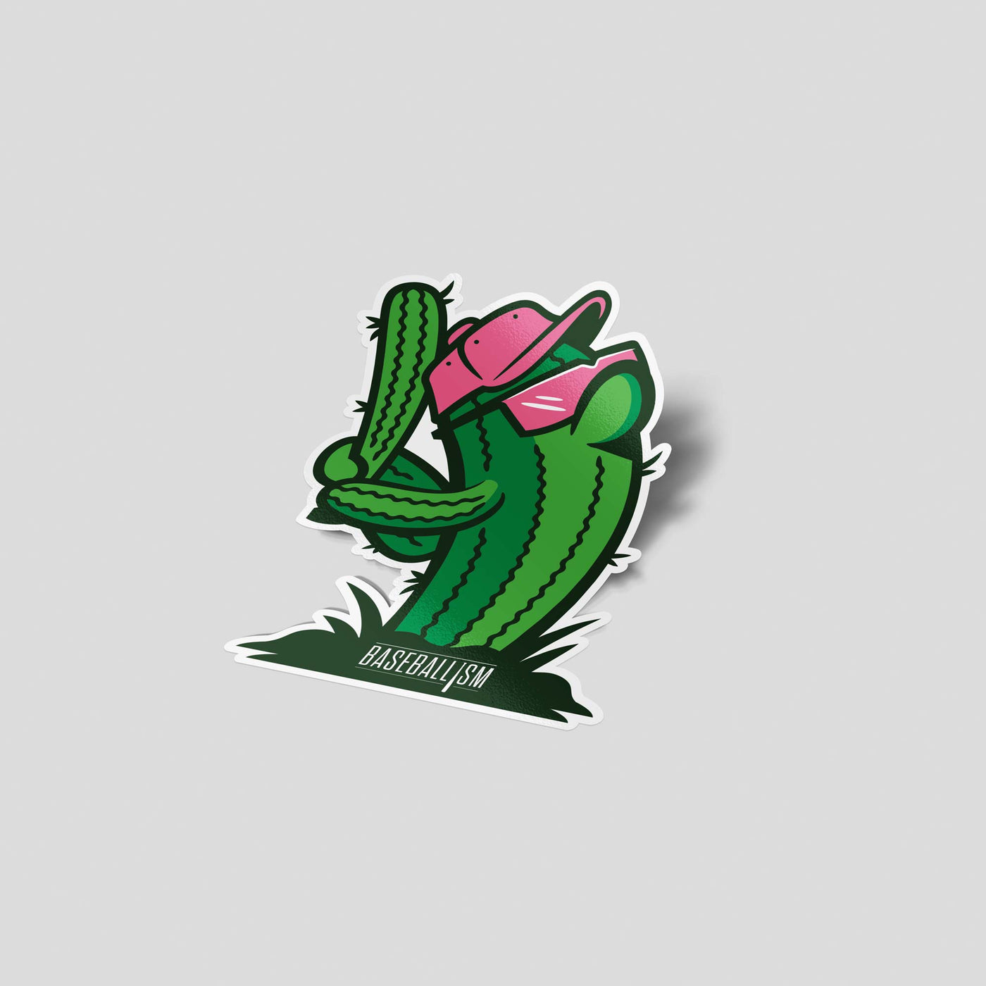 Swinging Cactus Sticker - Baseballism Online