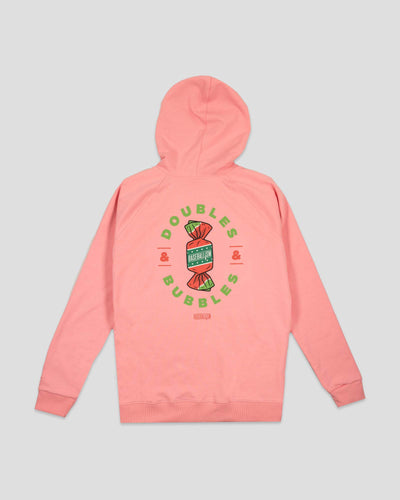 Doubles and Bubbles Hoodie - Walk-Off Watermelon - Baseballism Online