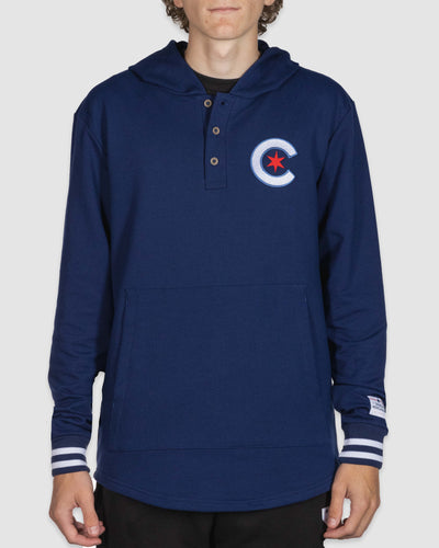 MLB Dugout Hoodie (City Connect) - Chicago Cubs - Baseballism Online