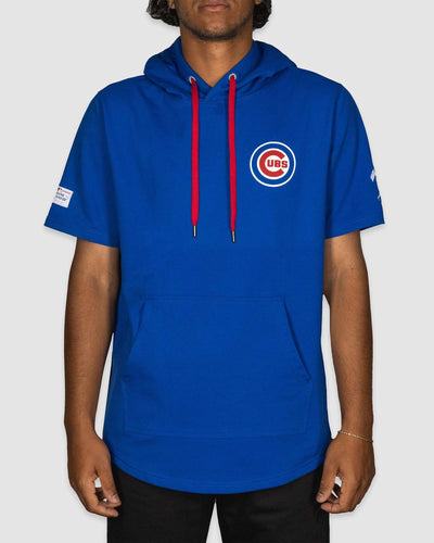 Short Sleeve Hoodie - Chicago Cubs - Baseballism Online