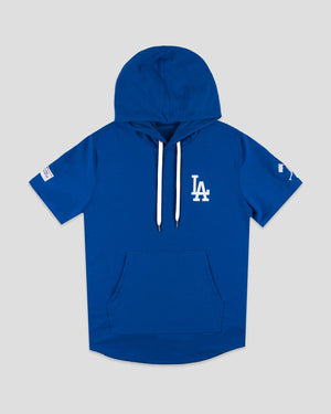 Short Sleeve Hoodie - Los Angeles Dodgers - Baseballism Online