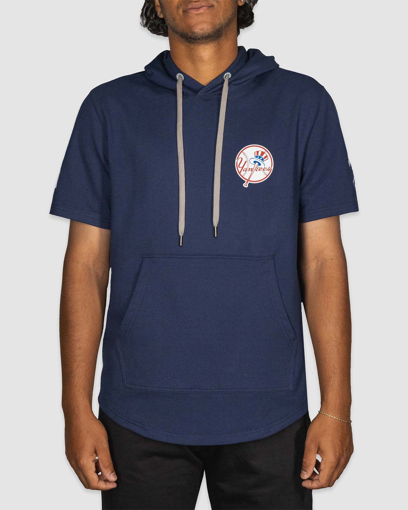 Short Sleeve Hoodie - New York Yankees - Baseballism Online