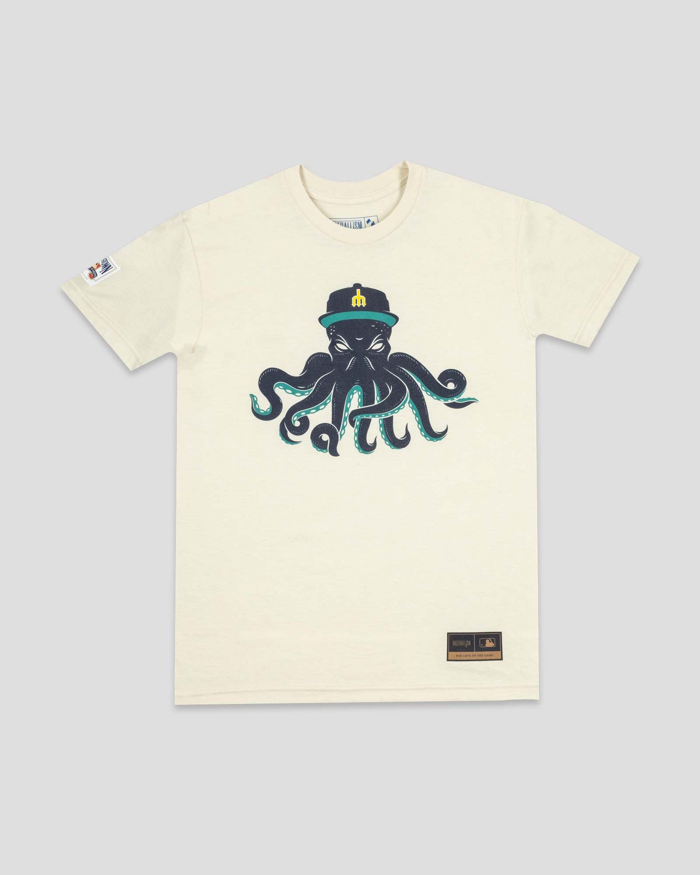 Mariners Monster T-Shirt (Cream)  - Seattle Mariners - Baseballism Online