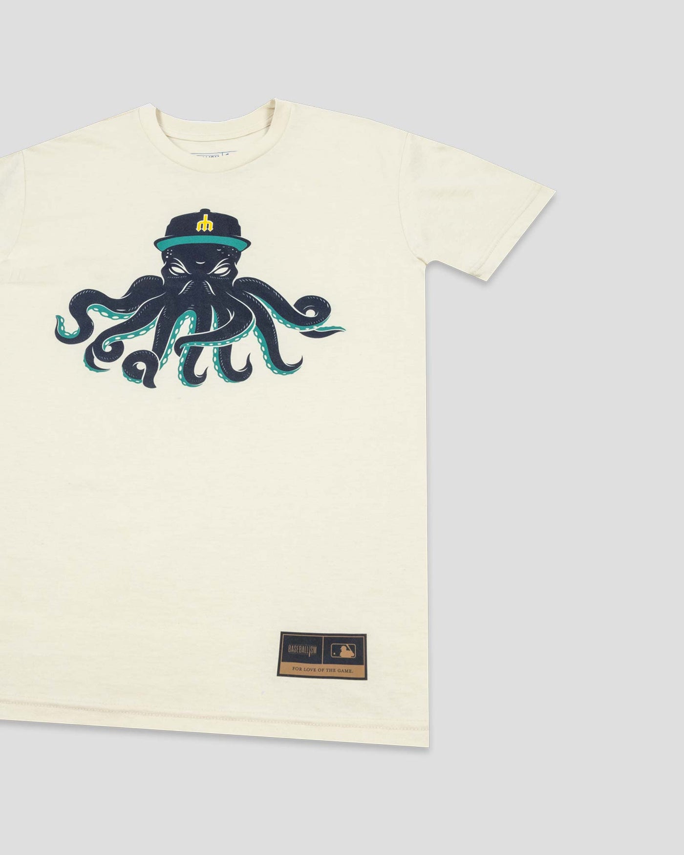 Mariners Monster T-Shirt (Cream)  - Seattle Mariners - Baseballism Online