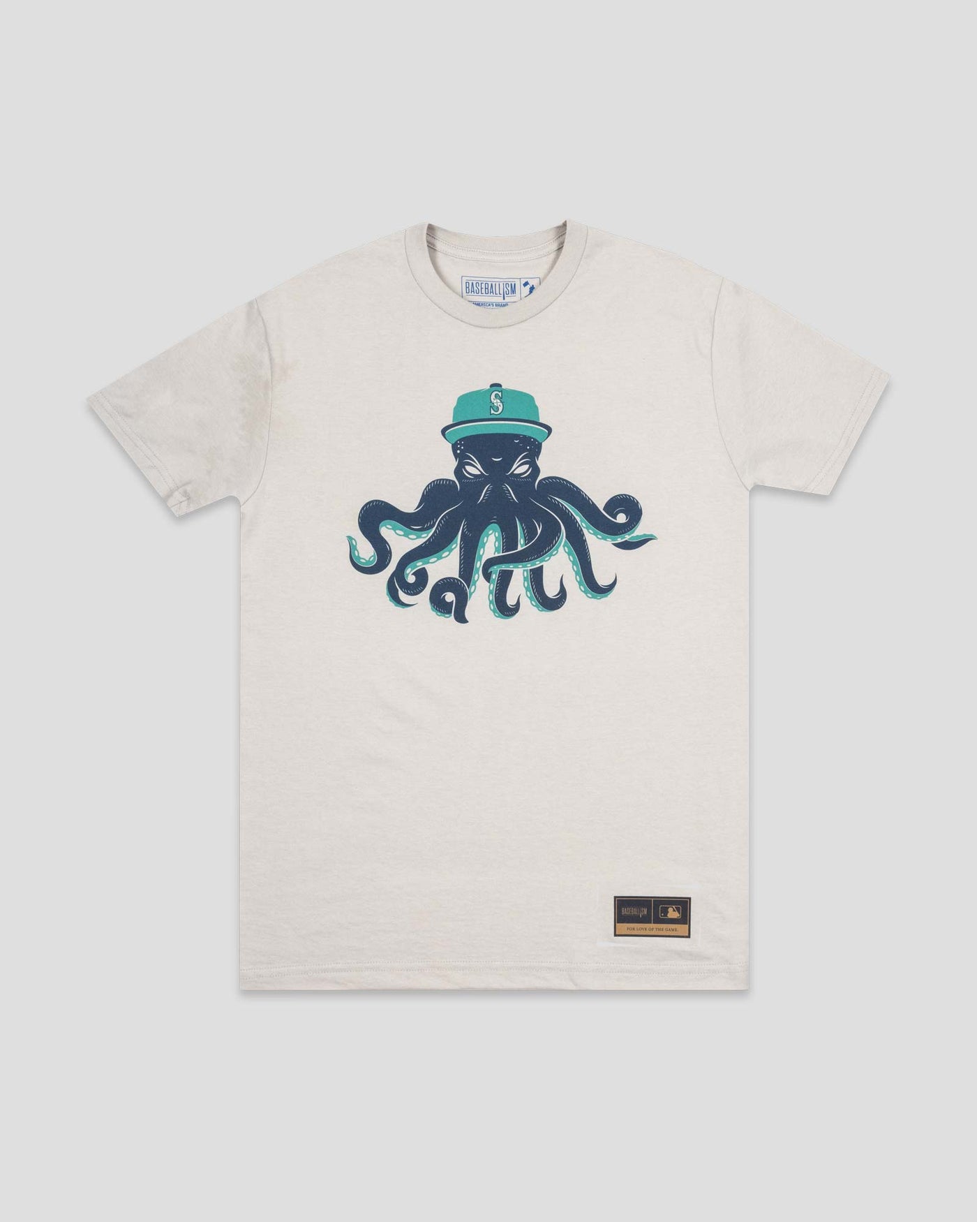 Mariners Monster T-Shirt (Smoke Silver)  - Seattle Mariners - Baseballism Online