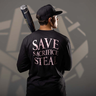 Save, Sacrifice, Steal Long Sleeve - Baseballism Online