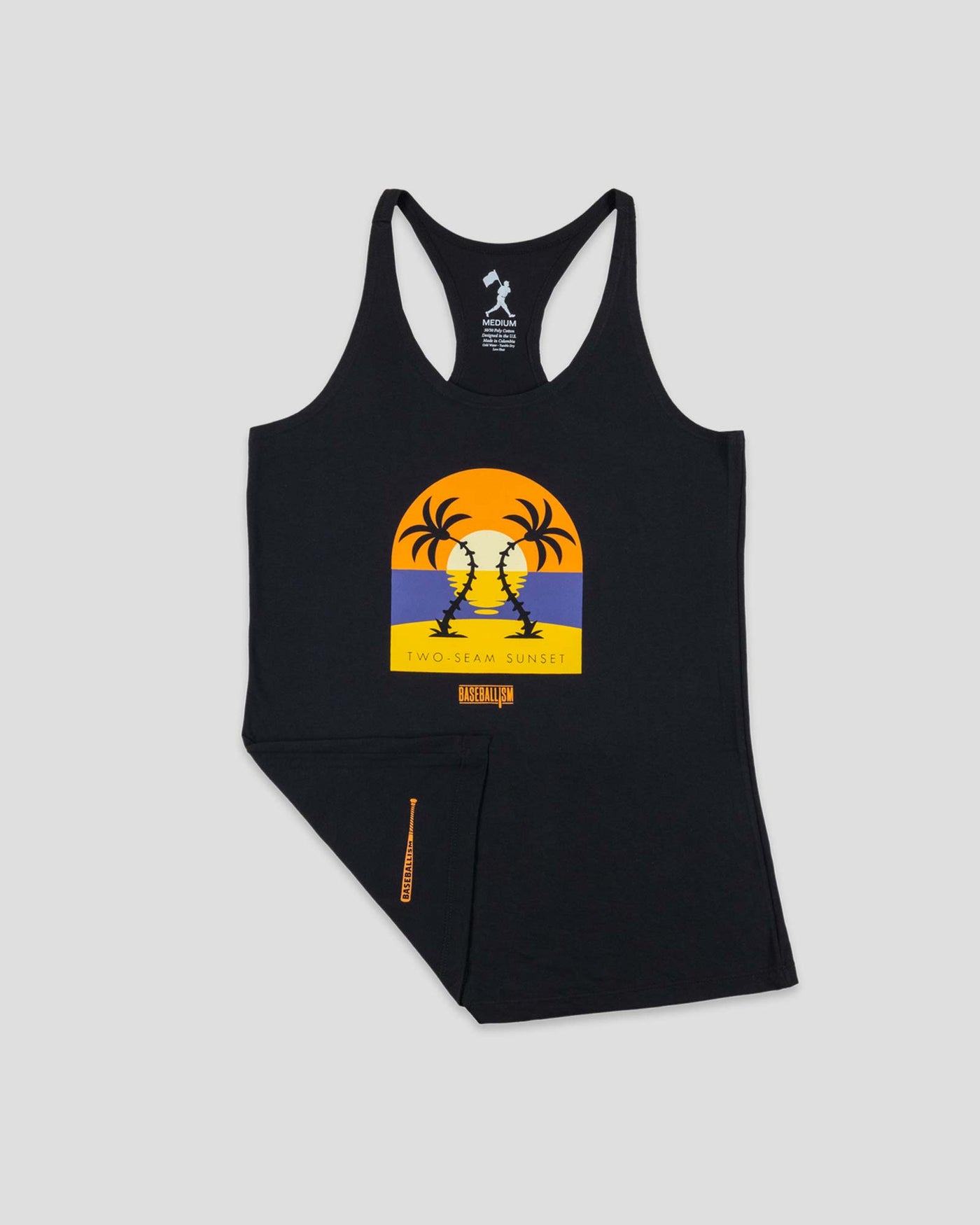 Two Seams Sunset Racerback Tank - Baseballism Online