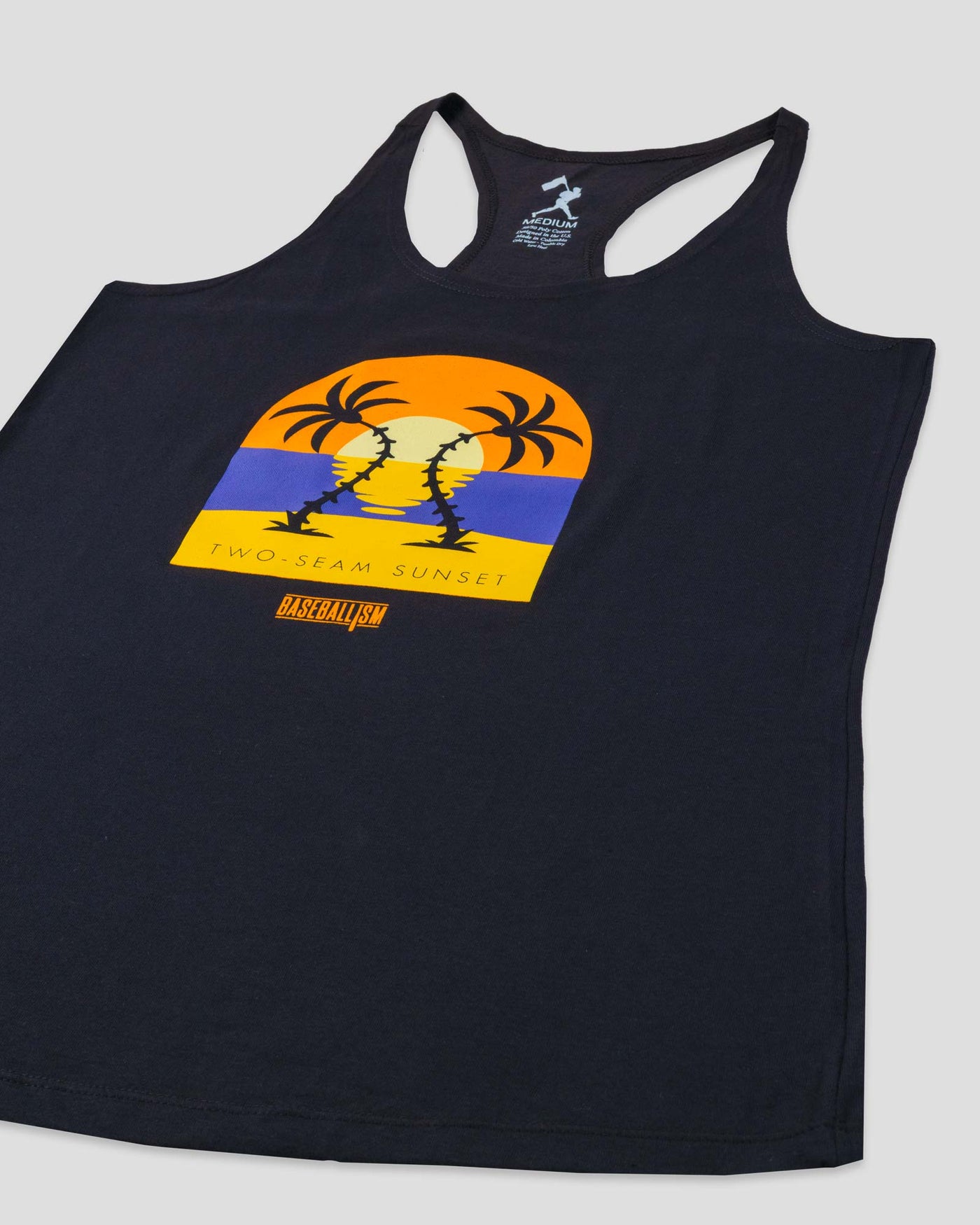 Two Seams Sunset Racerback Tank - Baseballism Online