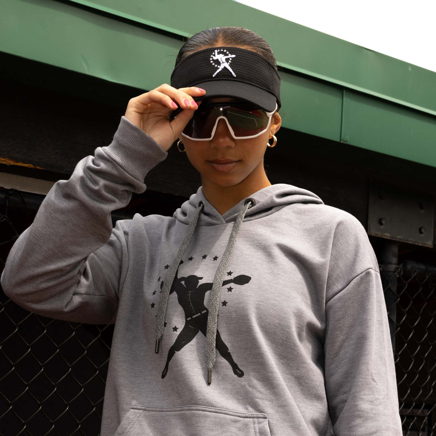 Softballism Star Girl Women's Hoodie - Baseballism Online