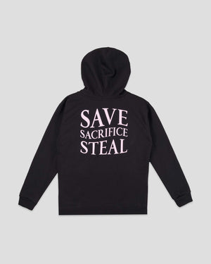 Save, Sacrifice, Steal Hoodie - Youth - Baseballism Online