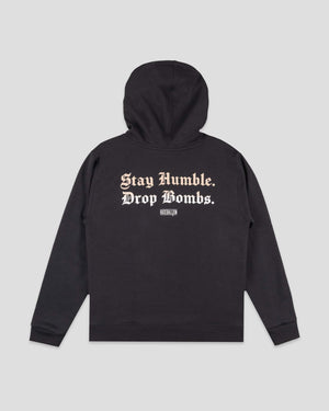 Stay Humble Drop Bombs Hoodie - Youth - Baseballism Online