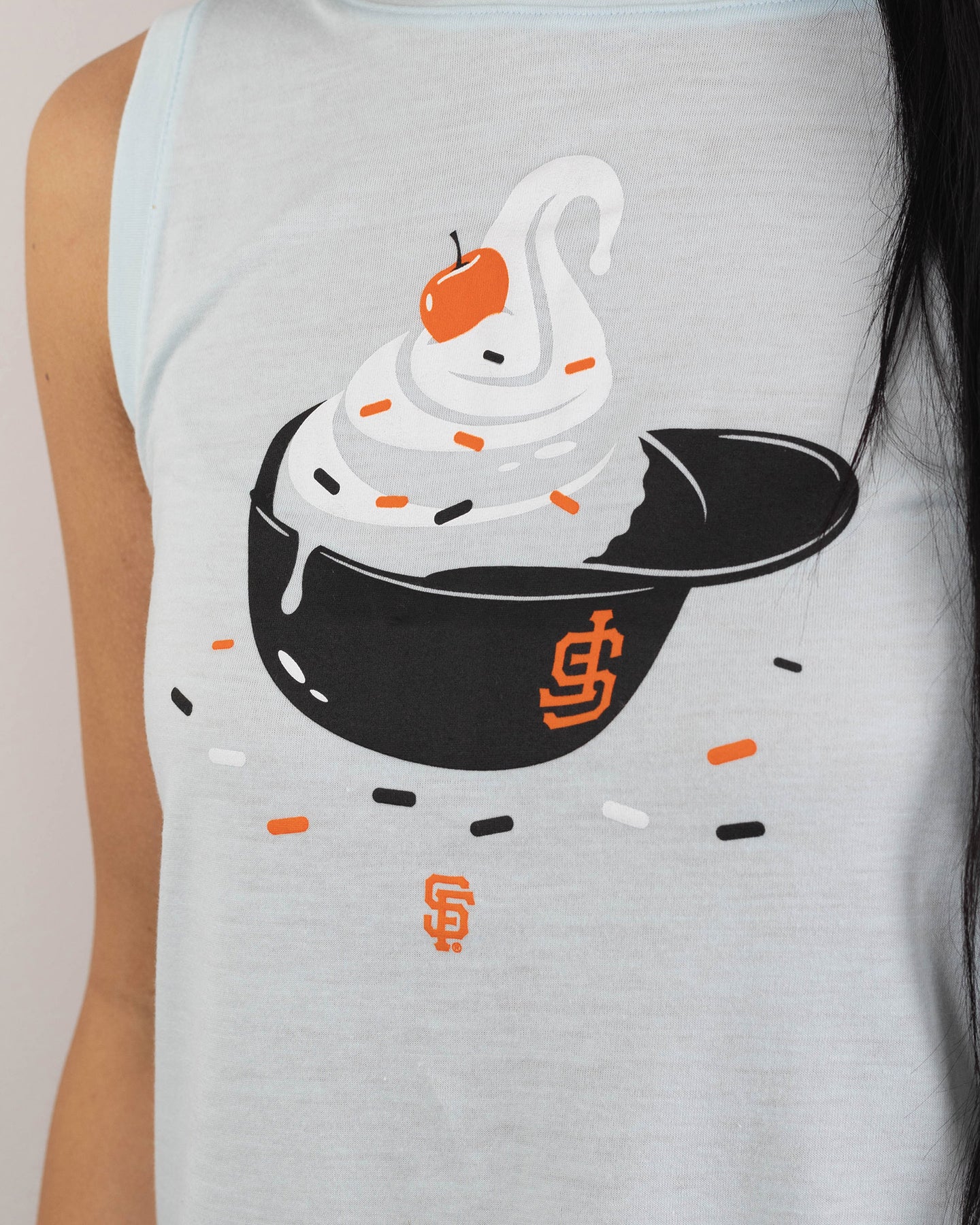 Baseballism Sundae Helmet Annie Tank - San Francisco Giants 2XL