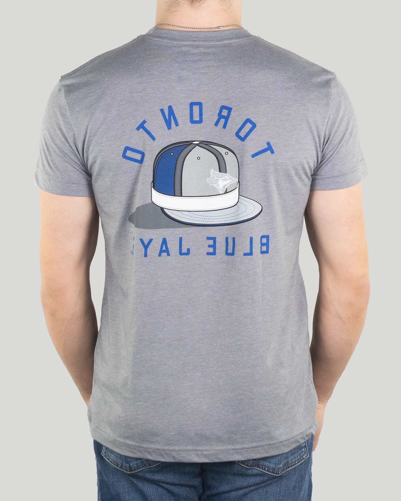 Vintage Blue Jays MLB Majestic V-Neck T-Shirt 
