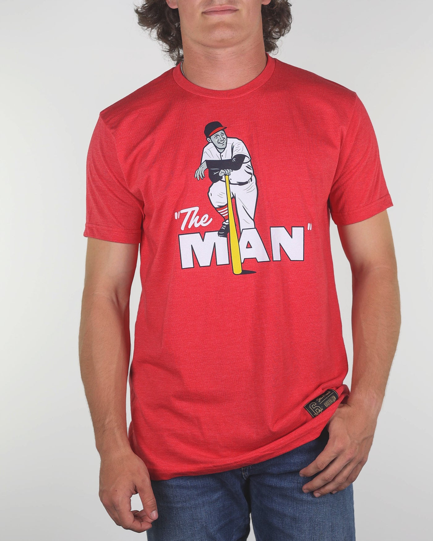 Printify Stan The Man Musial - Women's T-Shirt Solid Red / M