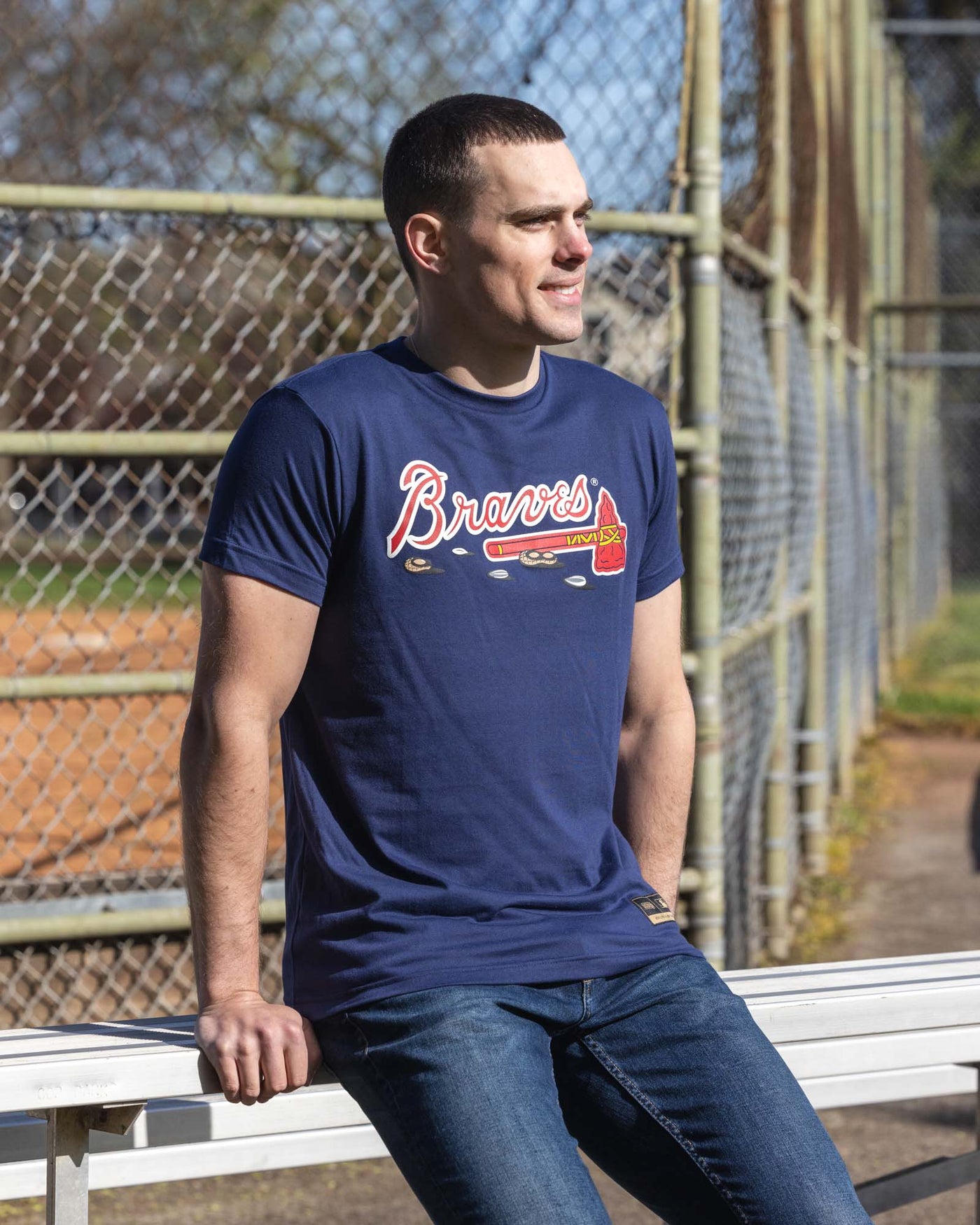 Atlanta Braves Sunflower MLB Baseball Sweatshirt 