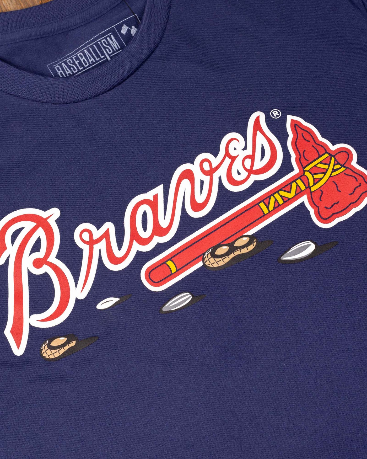 Atlanta Braves Majestic Red T- Shirt MLB Baseball Adult Medium