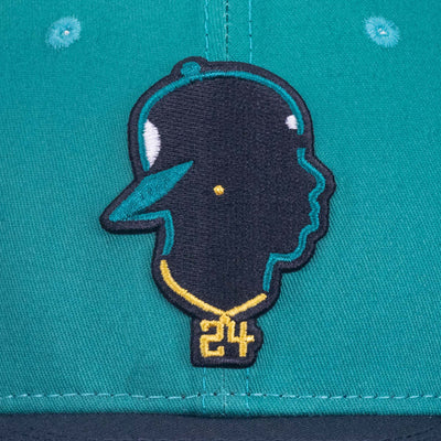 Junior's Silhouette Cap (Teal) - Ken Griffey Jr. Collection - Baseballism Online