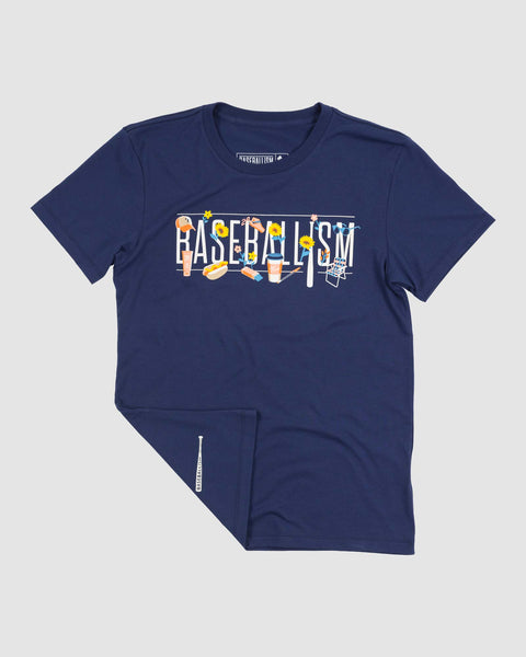 Baseballism Mom's Day at The Park - Women's Warm-Up Tee Large