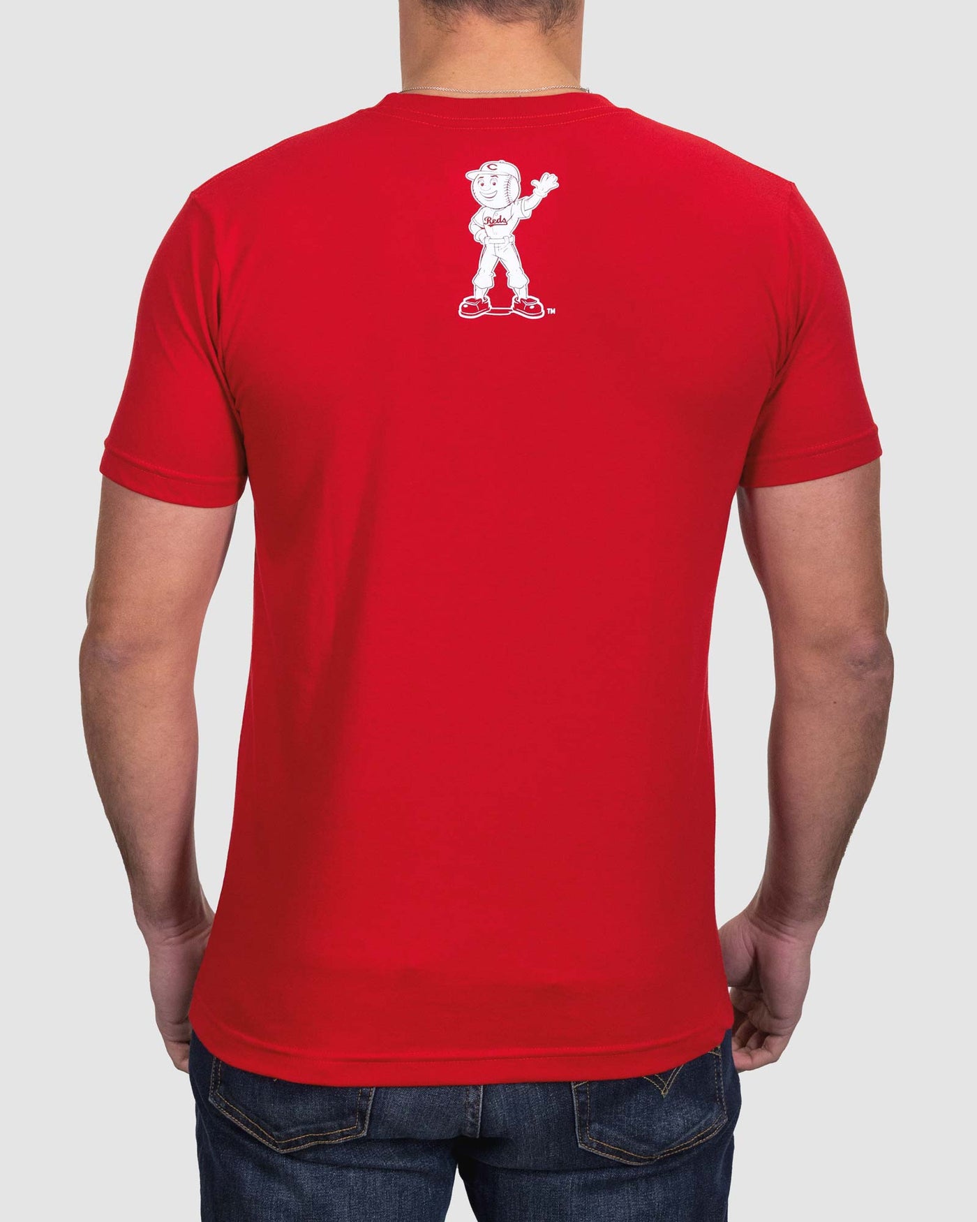 Men's Heather Oatmeal Cincinnati Reds Free Baseball T-Shirt