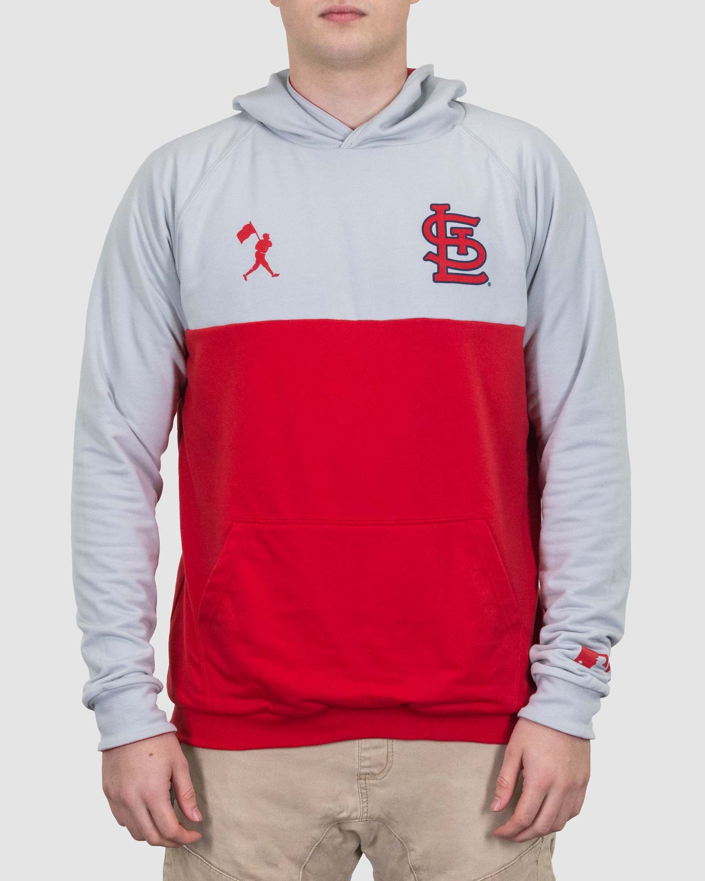 Profile Men's Red St. Louis Cardinals Jersey Pullover Muscle Hoodie