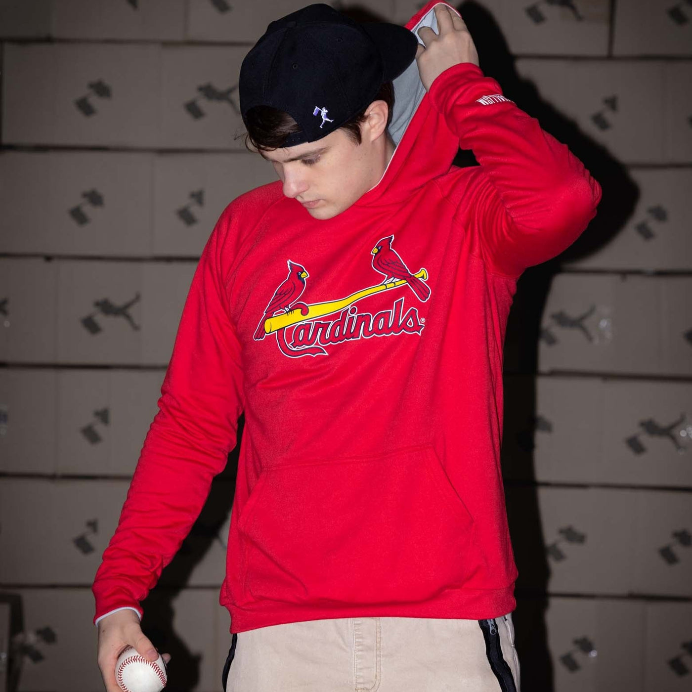 MLB Genuine Merchandise St. Louis Cardinals Men's Hoodie Sweatshirt Small  Blue