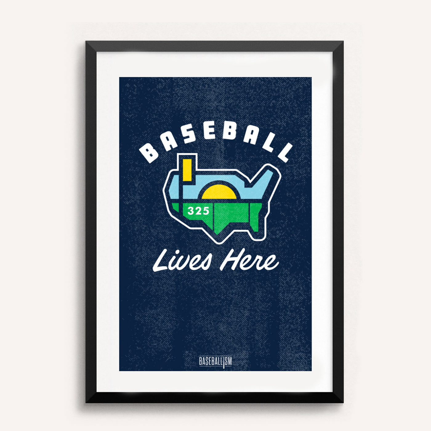 Baseball Lives Here 18x12 - Baseballism Online