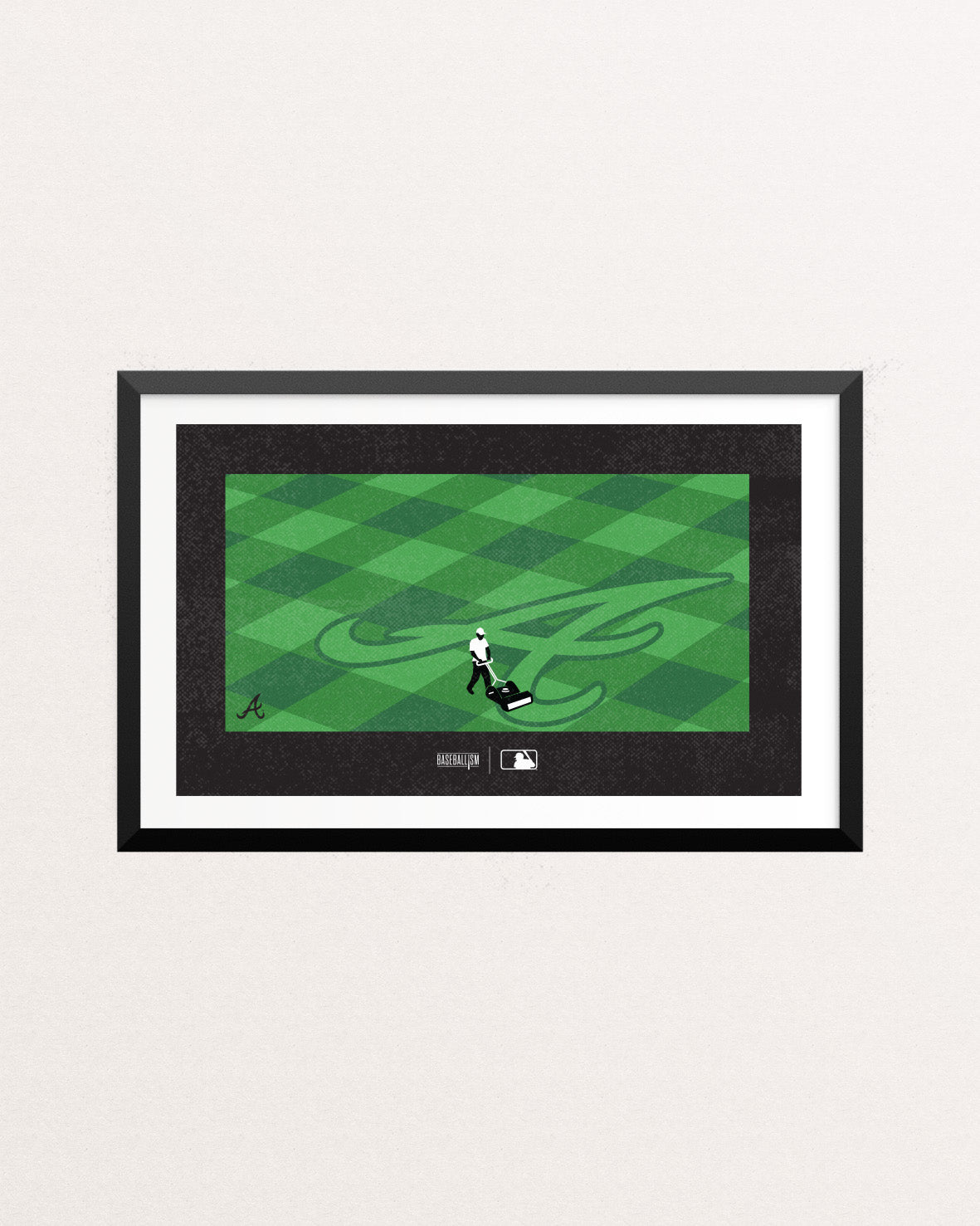 Groundskeeper 18x12 Poster - Atlanta Braves - Baseballism Online