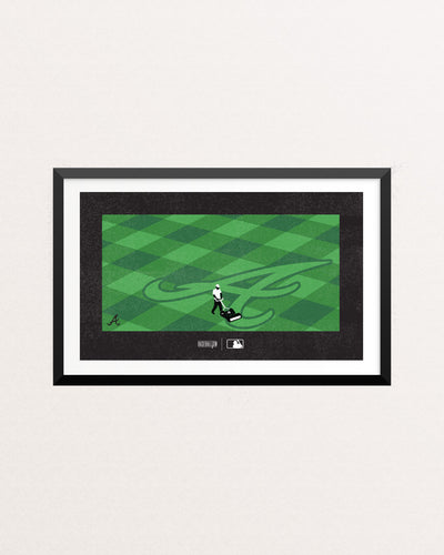 Groundskeeper 18x12 Poster - Atlanta Braves - Baseballism Online