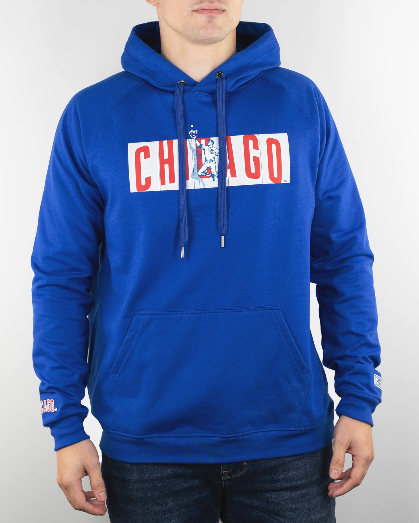 Outfield Fence Hoodie - Chicago Cubs - Baseballism Online