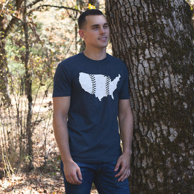 United Seams - Navy and White - Baseballism Online