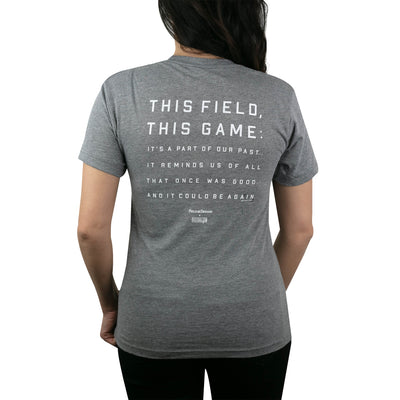 Field of Dreams - This Field - Women's Warm-Up Tee - Baseballism Online